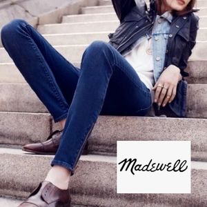 MADEWELL 28 Skinny Skinny Ankle Zip Jeans Size 28 Edgewater Wash